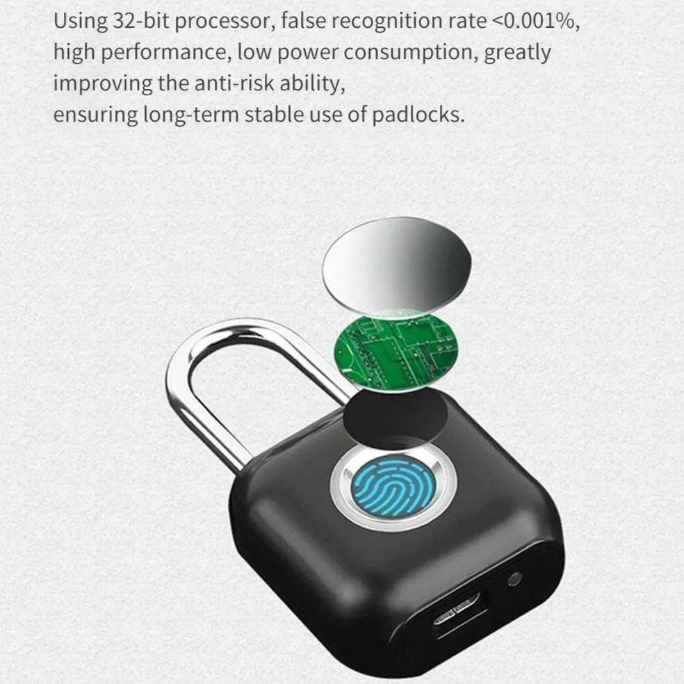 Smart Keyless Waterproof USB Fingerprint Lock