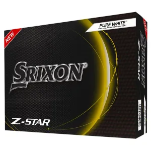 Srixon Z Star Golf Balls 12 Pack 2023 - White