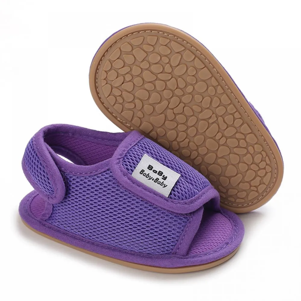 Summer 0-1y Baby Girls Soft Bottom 3-6-12 months Breathable Sandals Wholesale Infant Shoes