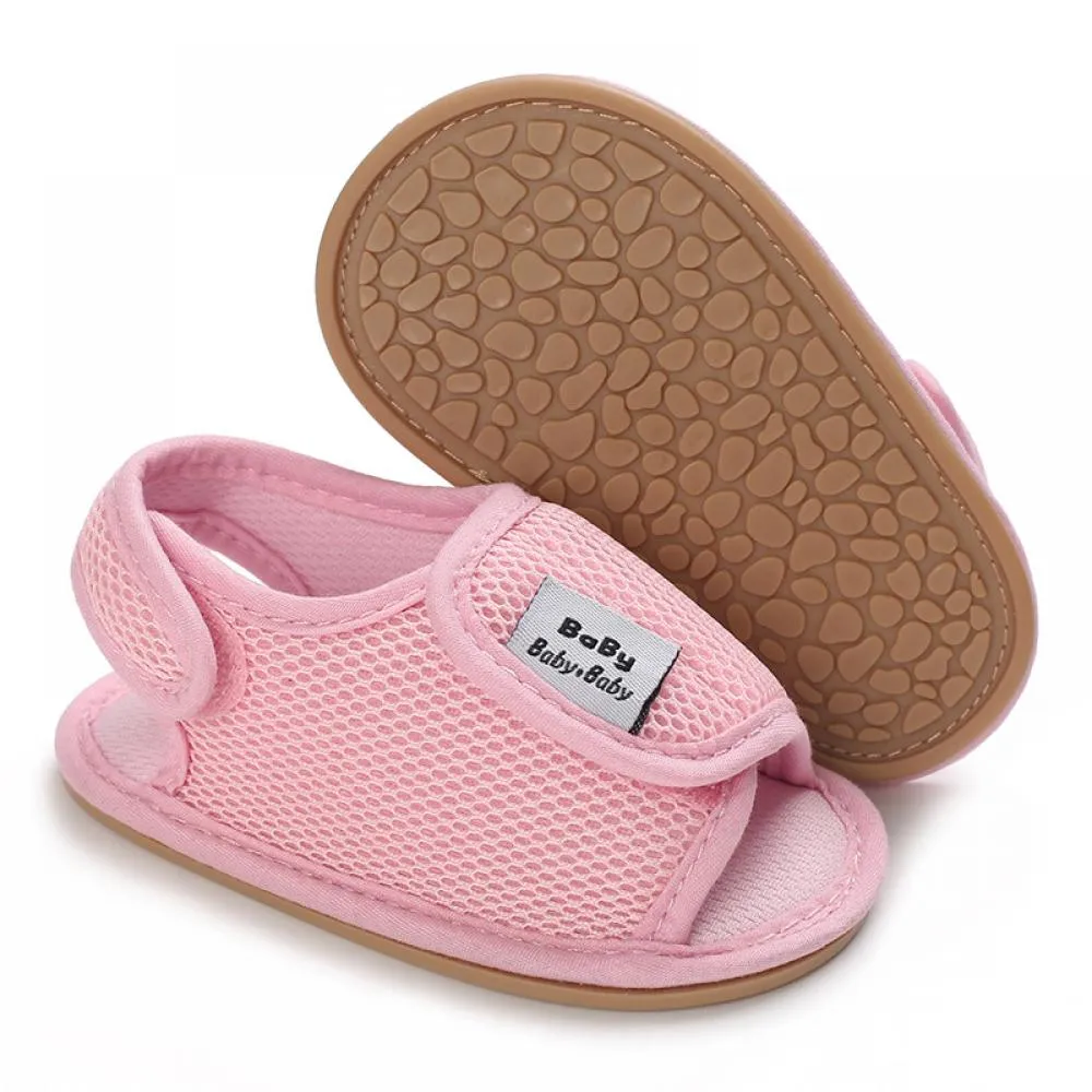 Summer 0-1y Baby Girls Soft Bottom 3-6-12 months Breathable Sandals Wholesale Infant Shoes