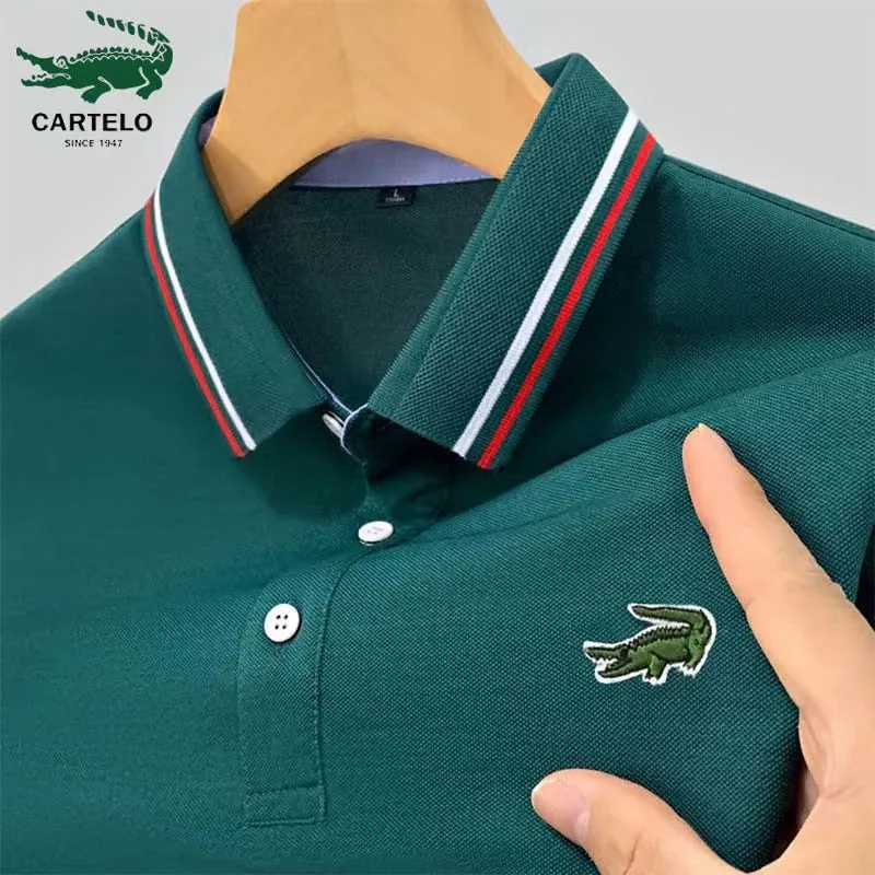 Summer New Short-Sleeved Golf Polo Shirt.