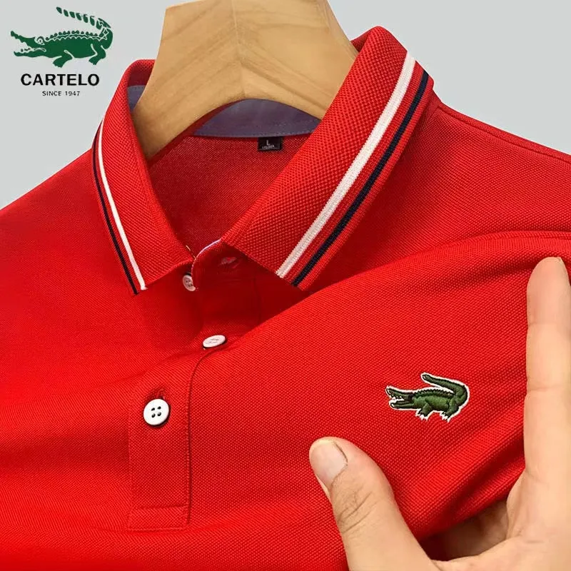 Summer New Short-Sleeved Golf Polo Shirt.