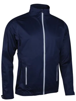 SUNDERLAND Whisperdry Pro-Lite Waterproof Golf Jacket - Mens - Navy / Silver