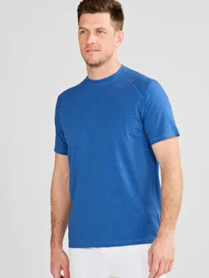 tasc Performance Men's Carrollton Fitness T-Shirt - Core in Galactic Blue Heather