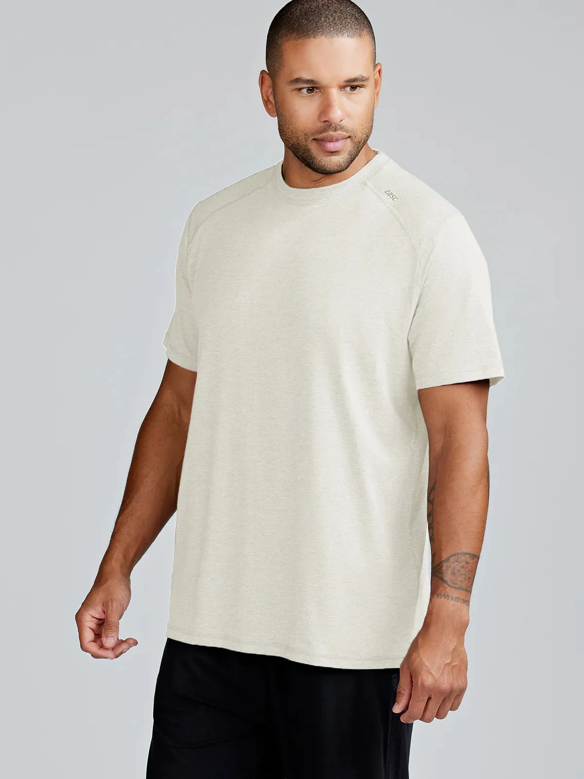 tasc Performance Men's Carrollton Fitness T-Shirt - Core in Mineral Heather