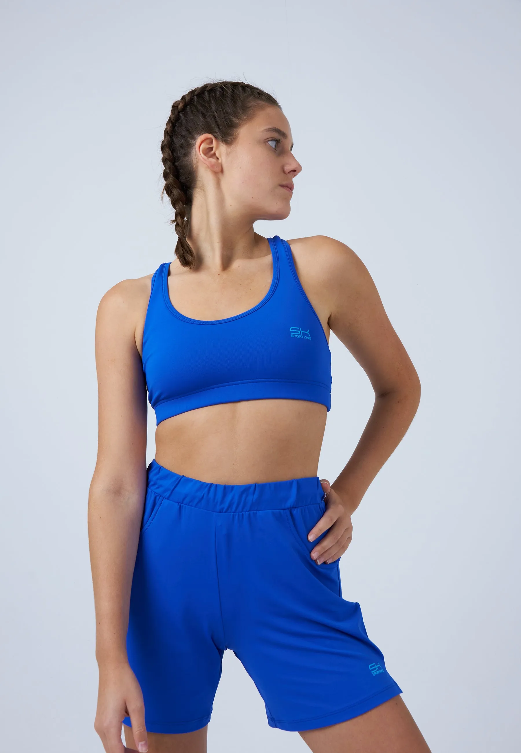 Tennis Bermuda Shorts, cobalt blue