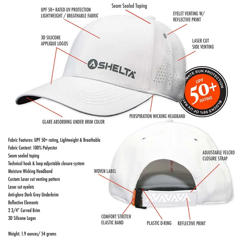 The Shelta V2 Tech Cap in Brilliant White