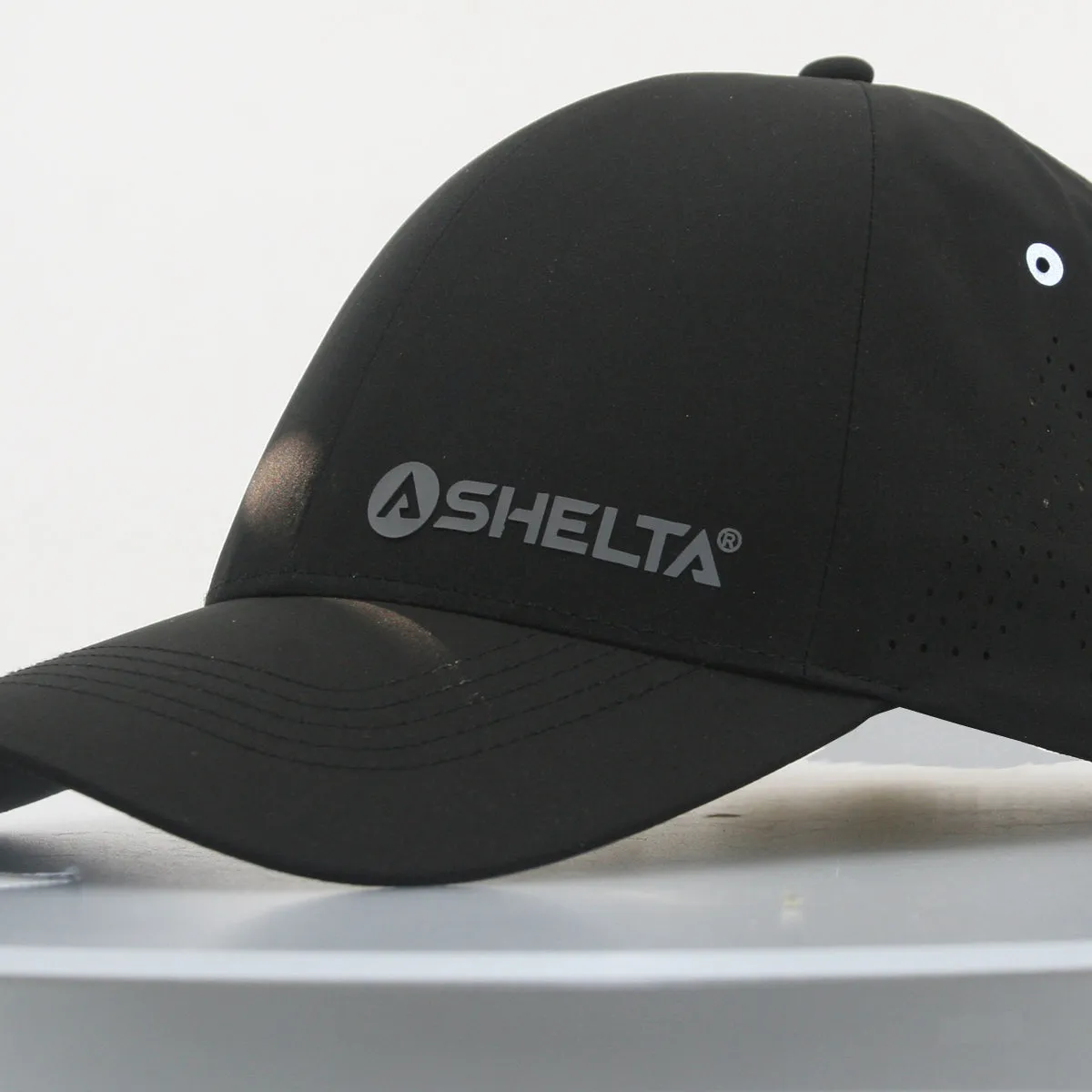 The Shelta V2 Tech Cap in Stealth Black