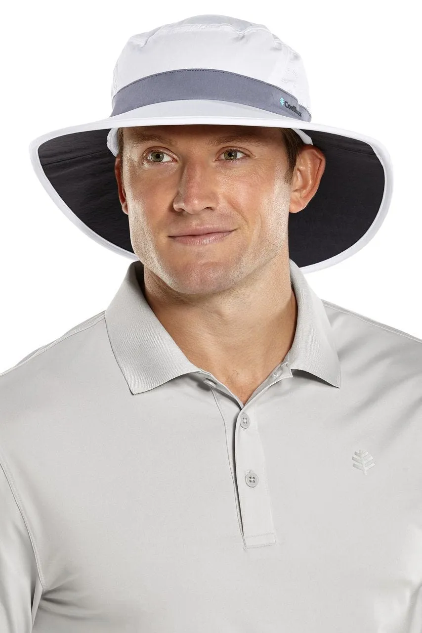 Unisex Fore Golf Hat  |  White/Steel Grey