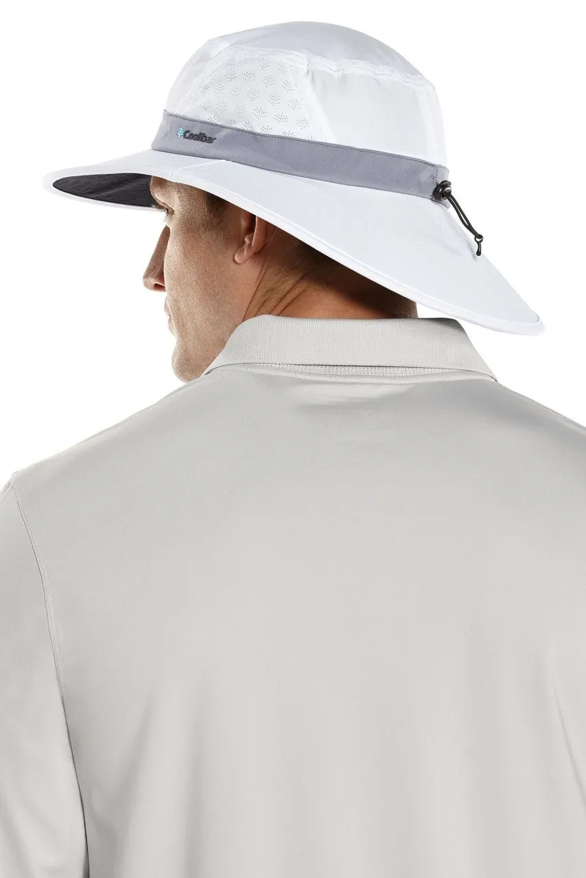 Unisex Fore Golf Hat  |  White/Steel Grey