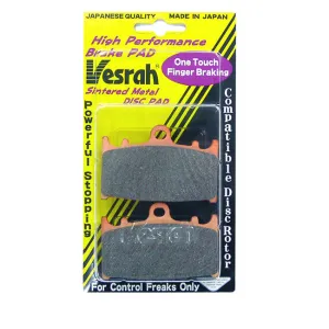 VD278JL Sintered Metal Disc Pads Vesrah. Alt: AX35446 3B4-W0046-10