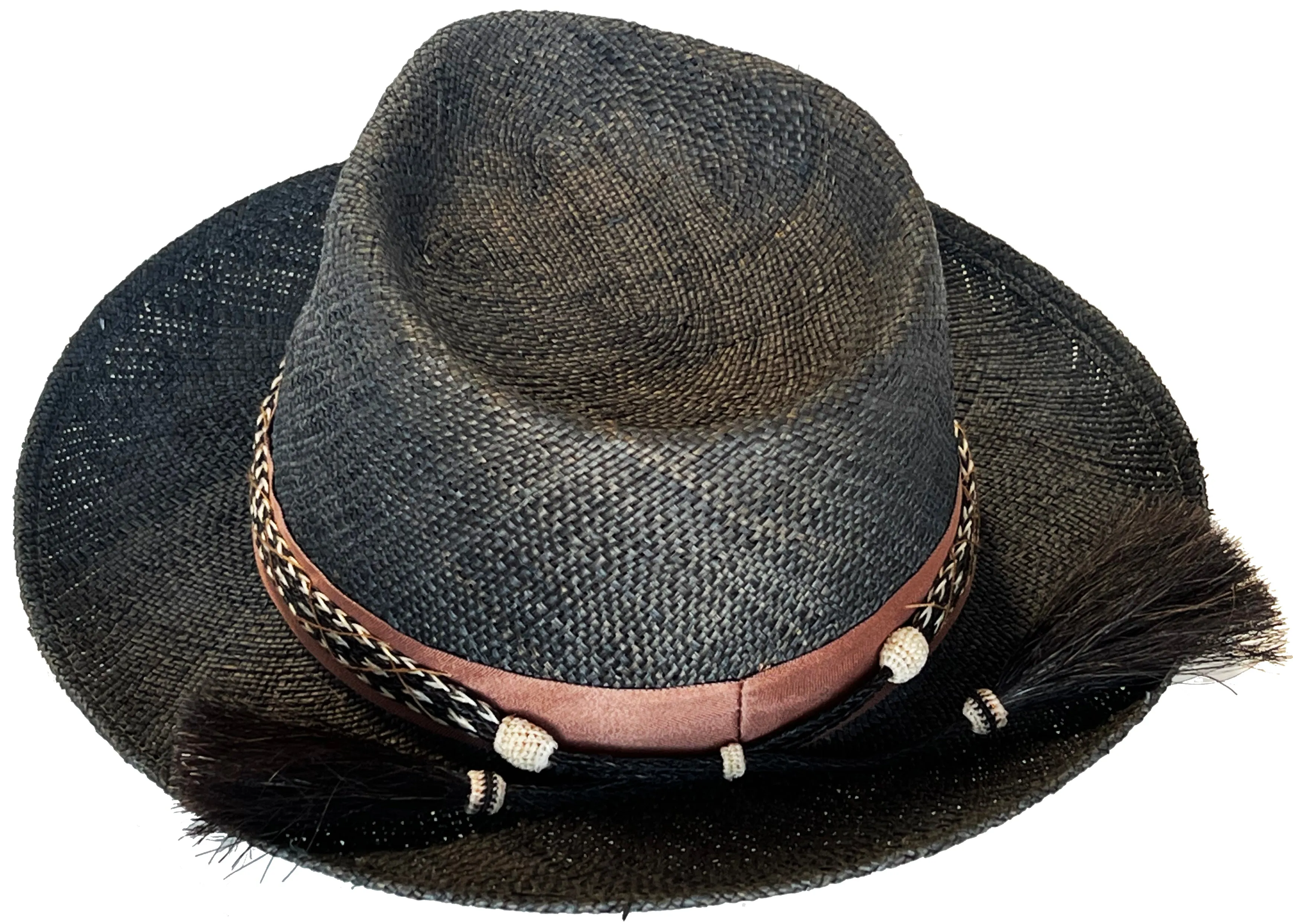 Vintage Brooklyn Hat Co Bao Straw Fedora