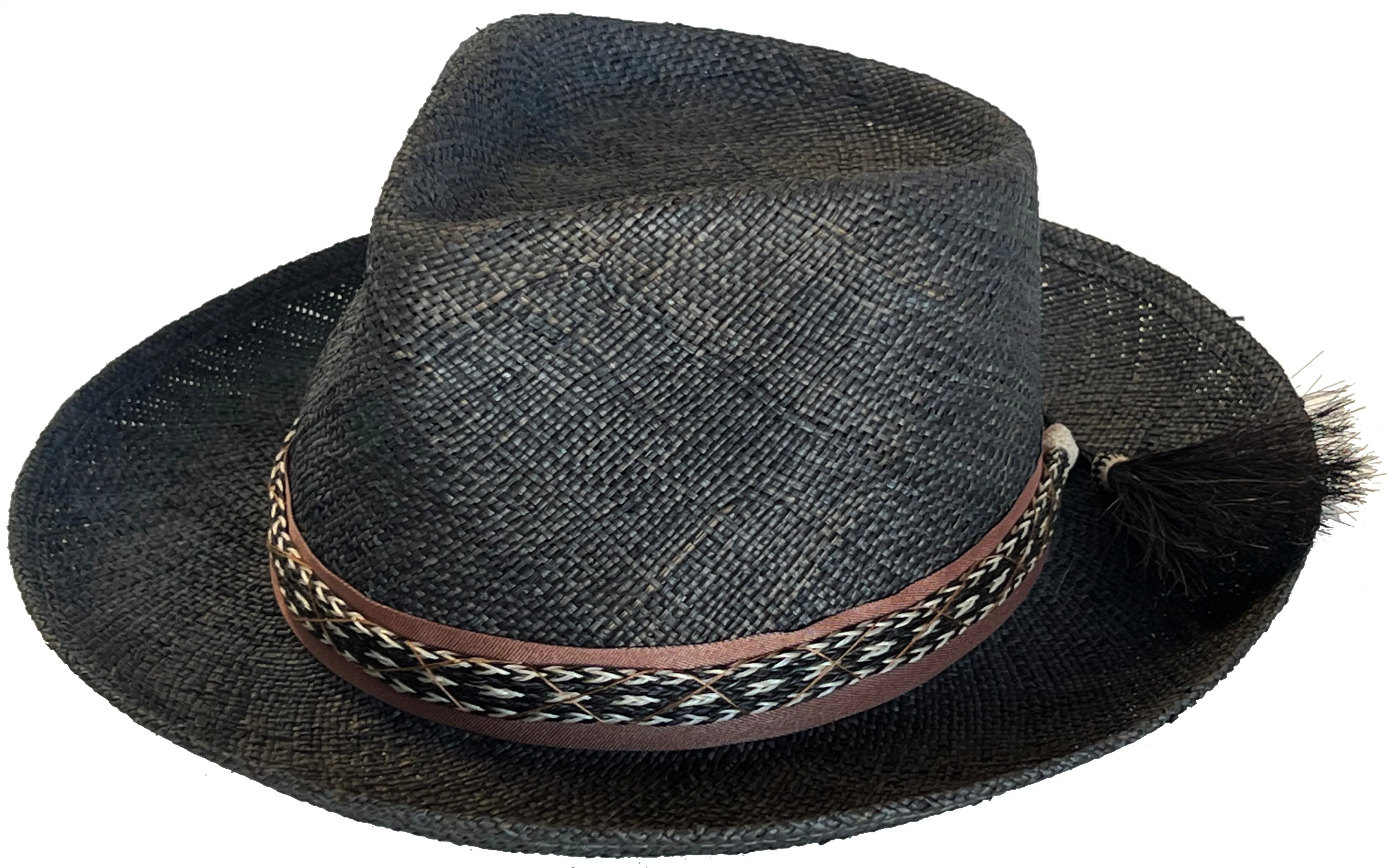 Vintage Brooklyn Hat Co Bao Straw Fedora