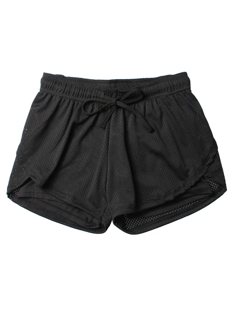 Women Skinny Fitness Shorts Women Elastic Casual Shorts