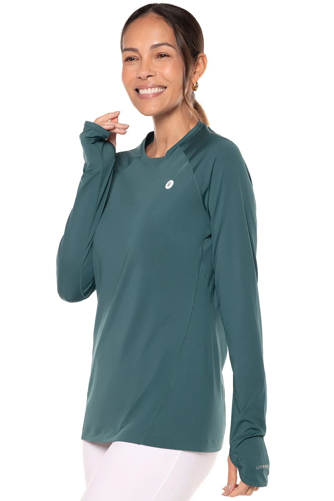 Women's Devi Long Sleeve Fitness T-Shirt  |  Midnight Green