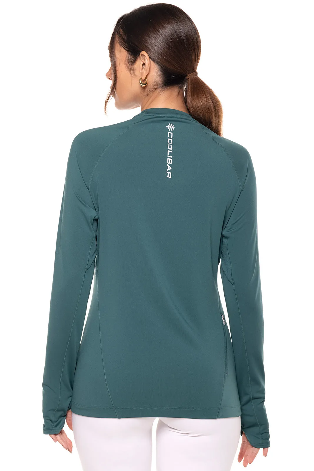 Women's Devi Long Sleeve Fitness T-Shirt  |  Midnight Green