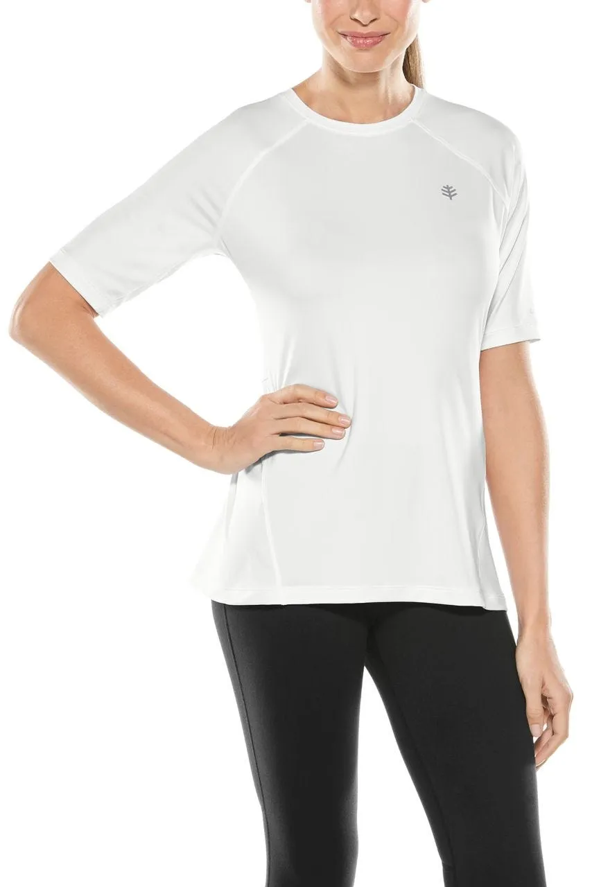 Women's Devi Short Sleeve Fitness T-Shirt  |  White