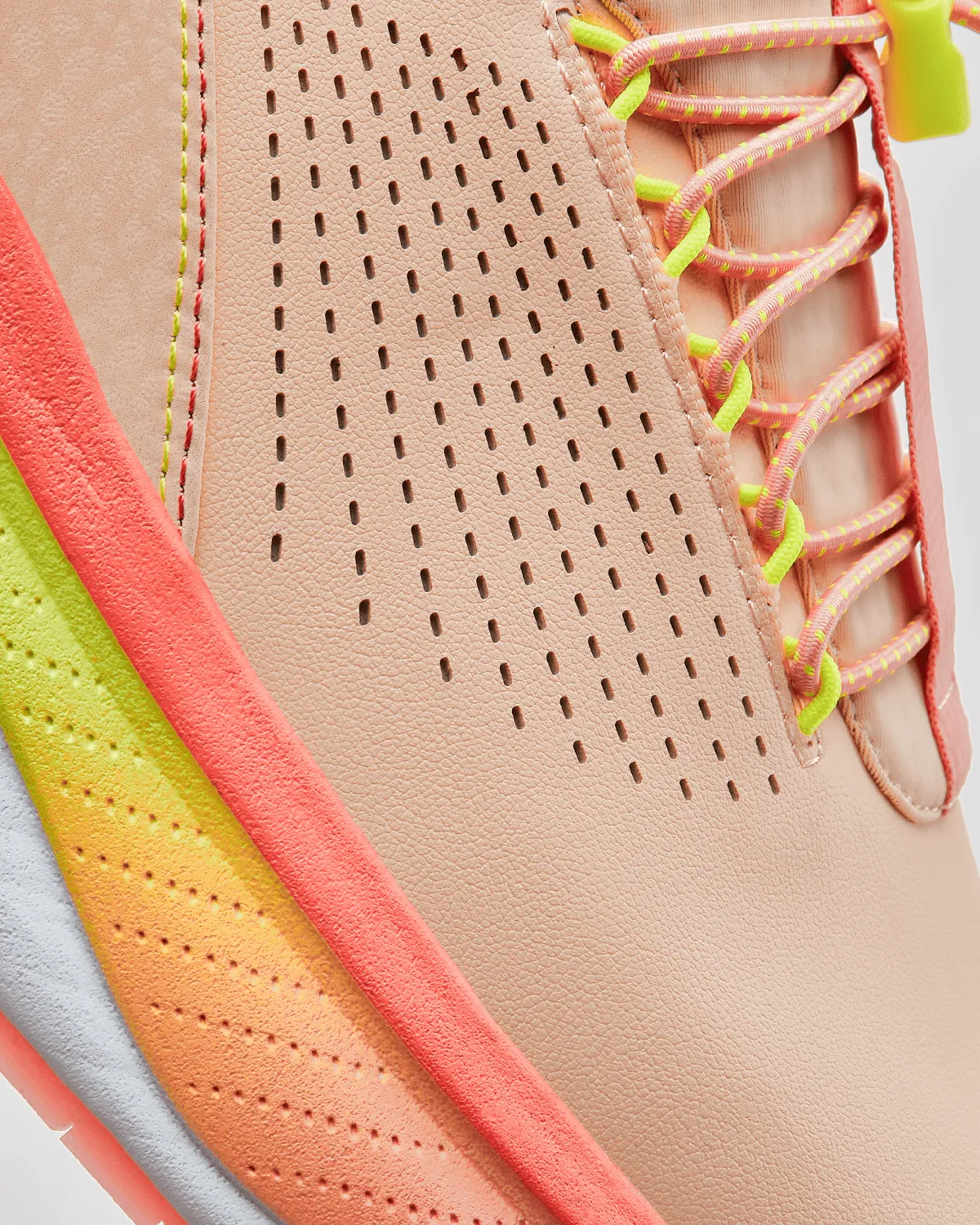 Women's Forte - Peach / Neon Yellow