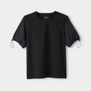 Woven Sleeve Tee