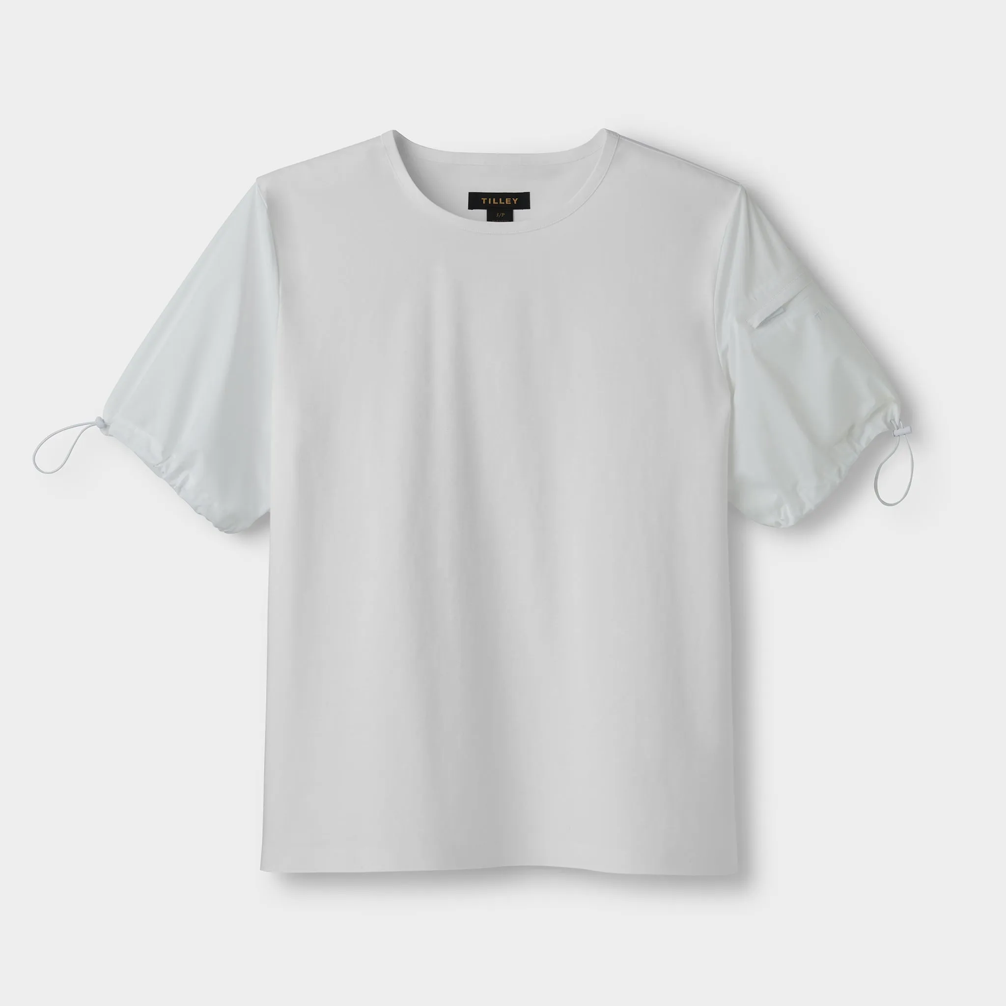 Woven Sleeve Tee